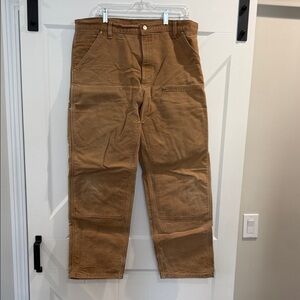 Carhartt brown double knee. Made in USA!
